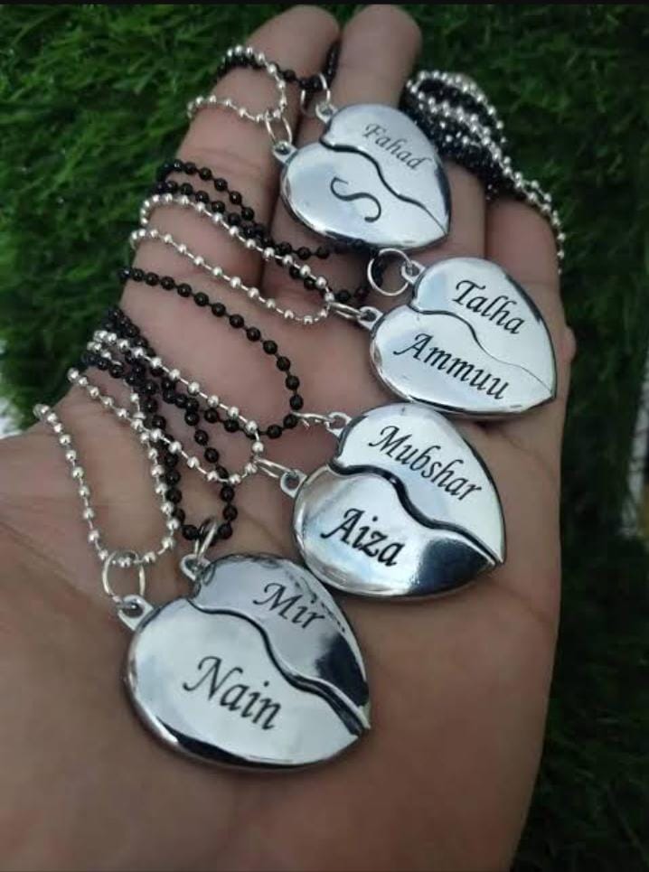 Broken Heart Name Locket Variant