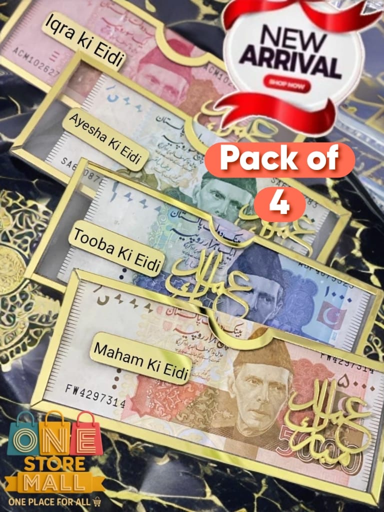 Acrylic Eidi Envelopes Pack of 4 Variant